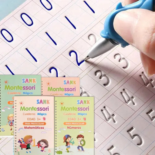 Kit De Cuadernos Magicos Montessori 4Und